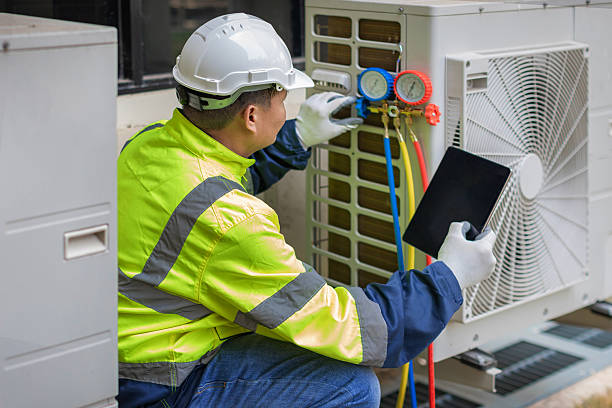 Professional Hvac Maintenance technician working in Augusta, WI